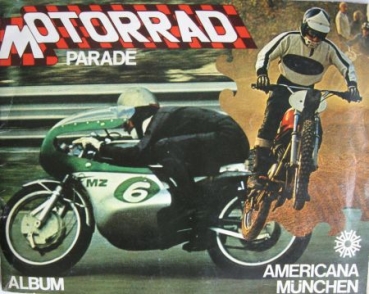 Americana "Motorrad Parade" Motorbike-Scrapbook 1970 (2447)